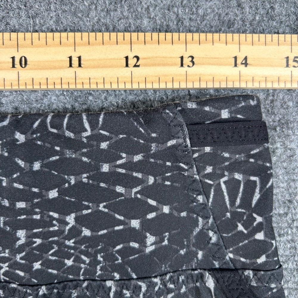 Lululemon Real Quick Crop Leggings 8 Samba Snake Battleship Blk Wht Yoga‎  Capri - Picture 5 of 7